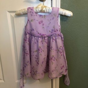 Purple Floral Dress